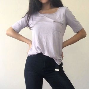 Purple Naked Zebra Top